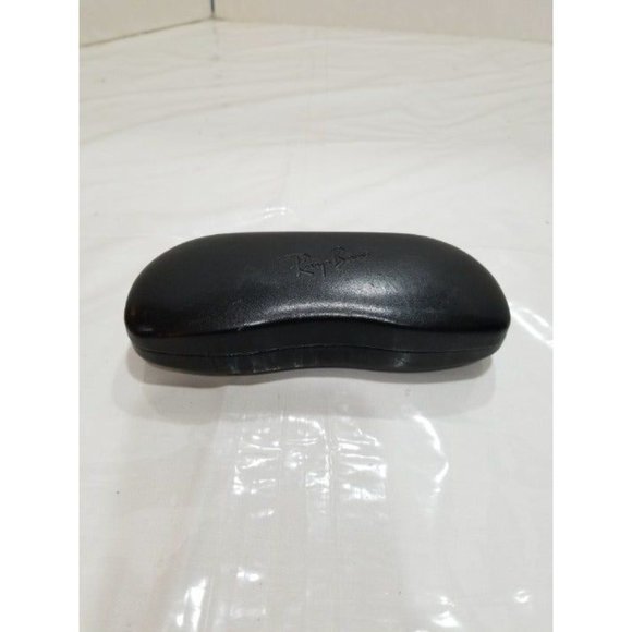 Ray Ban Hard Black‎ Leather Glasses Case - Picture 2 of 5